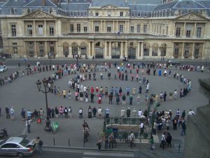 Anniversaire des dix ans du cercle de silence de Paris